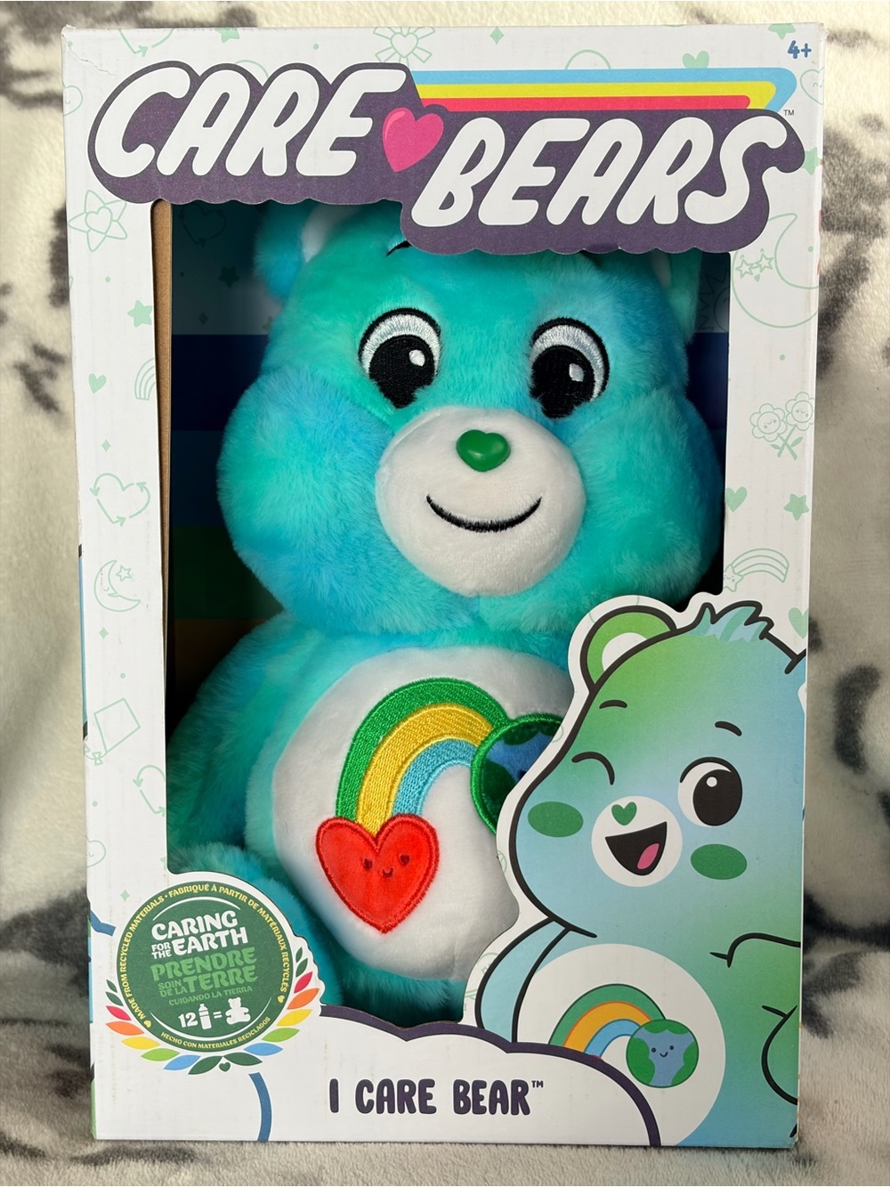 Care Bears (2022) “I Care Bear " 14” Plush Toy (eco-friendly packaging)/NWT